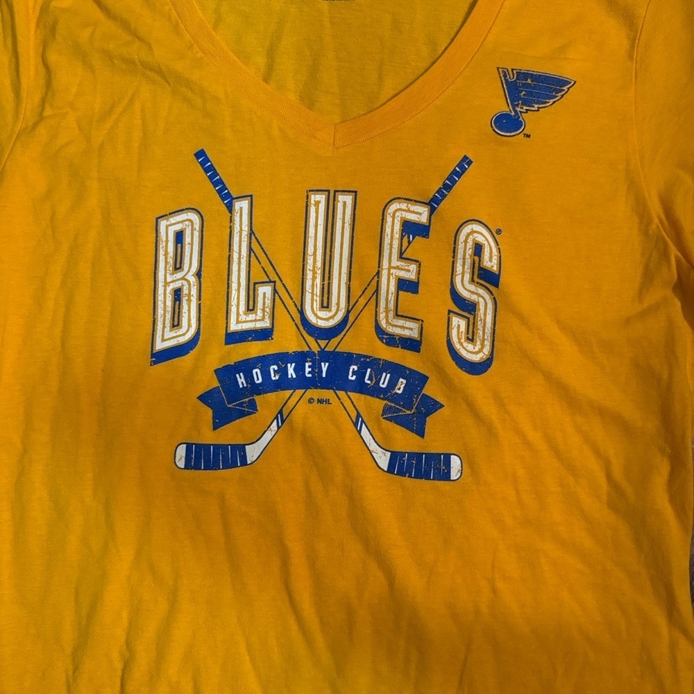 NHL Golden Yellow Blues Tee - Picture 7 of 7